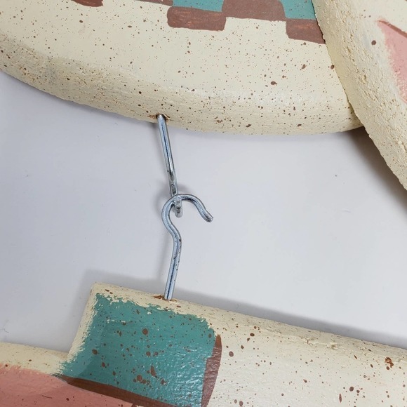 Welcome Sign Southwestern Wall Hanging Native Art Pottery Design Leather Strap - Picture 4 of 12